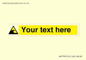 Custom warning tsunami hazard zone